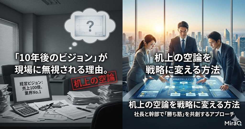 経営ビジョンが現場に伝わらない理由と対策｜中小企業で「絵に描いた餅